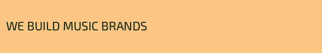 WE BUILD MUSIC BRANDS